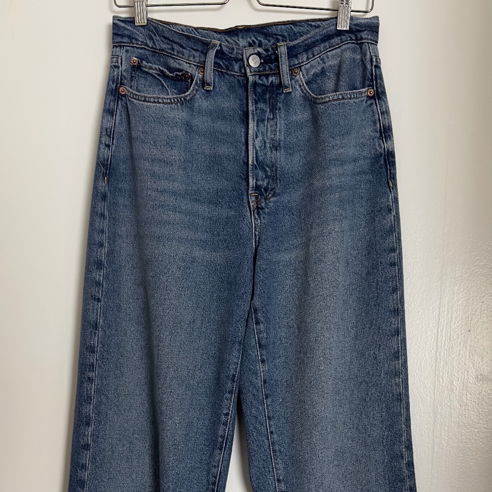 Buck Mason Deck Jean Jet Set Jean Size 28 Medium Blue, Women's